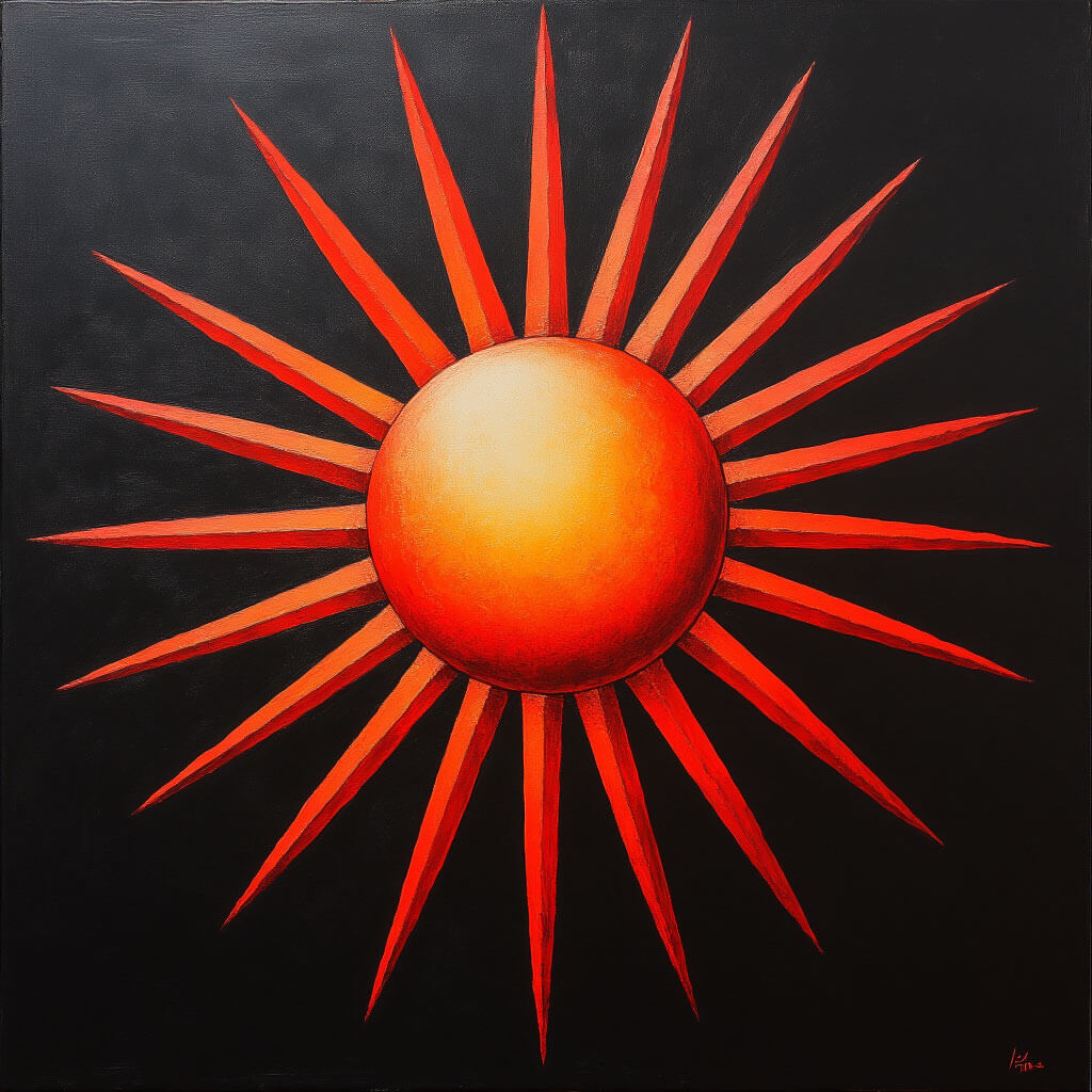 Symbole solaire Astrelle